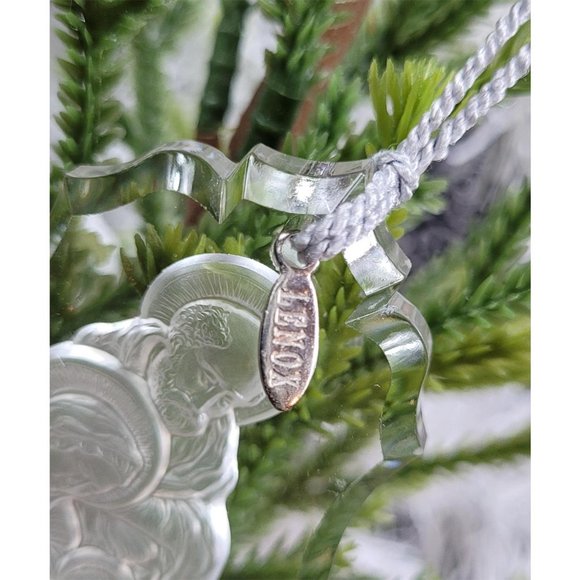 Lenox Treasures of the Heart Holy Family Crystal Christmas Ornament 1999 - Picture 3 of 14